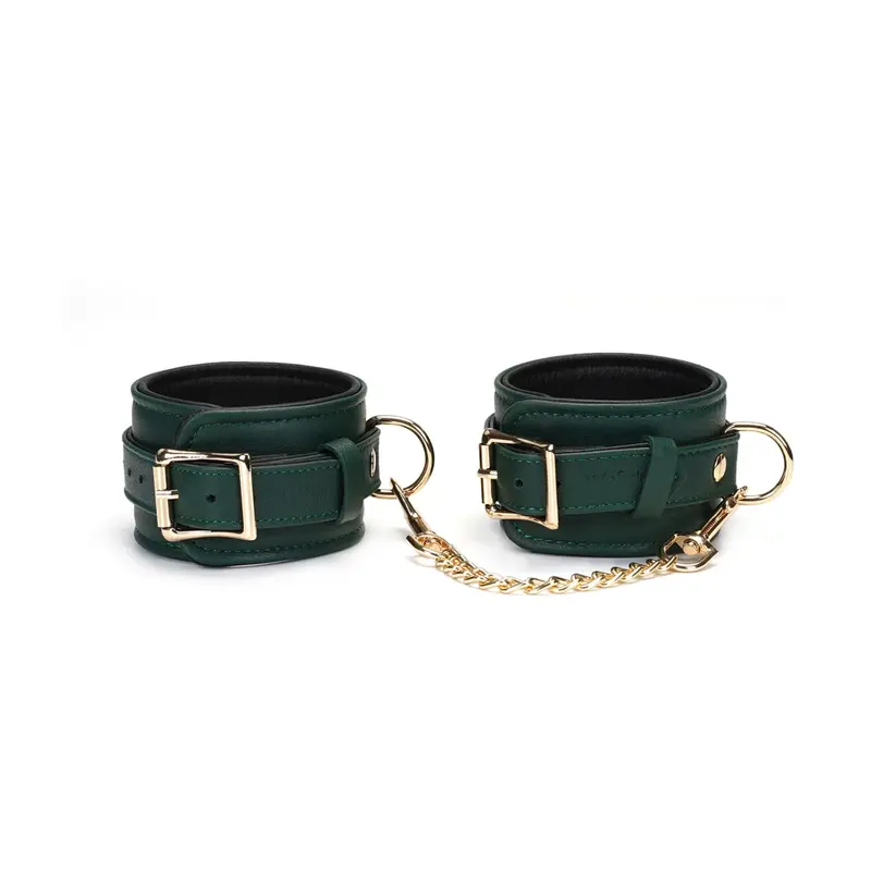 LIEBE SEELE - MOSSY CHIC MANETTE IN PELLE VERDE