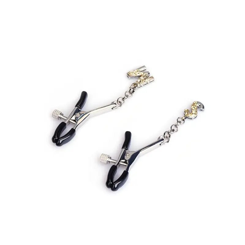 LIEBE SEELE - STRINGI CAPEZZOLI CON LETTERE S&M