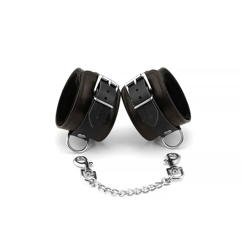 LIEBE SEELE - WILD GENT MANETTE IN PELLE MARRONE