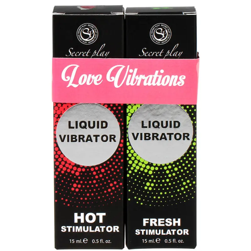 Love Vibrations Intimate Stimulant Pack | 15 ml × 2 | SECRETPLAY