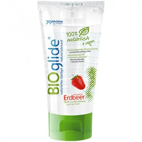 Lubrificante biologico commestibile alla fragola BIOGLIDE 80 ml