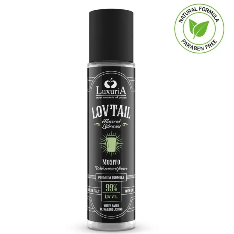 LUBRIFICANTE LOVTAIL A BASE ACQUA LUXURIA - MOJITO 60 ML