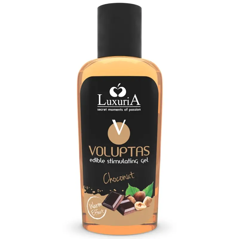 LUXURIA VOLUPTAS GEL DA MASSAGGIO COMMESTIBILE EFFETTO RISCALDANTE - CIOCCOLATO 100 ML