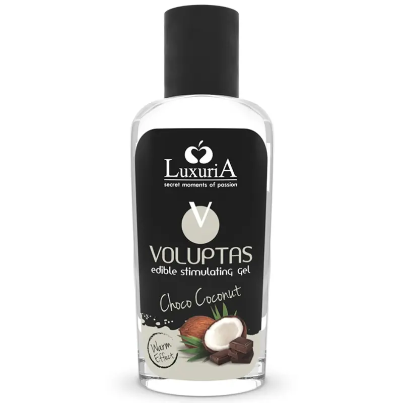 LUXURIA VOLUPTAS GEL DA MASSAGGIO COMMESTIBILE EFFETTO RISCALDANTE - COCCO E CREMA 100 ML