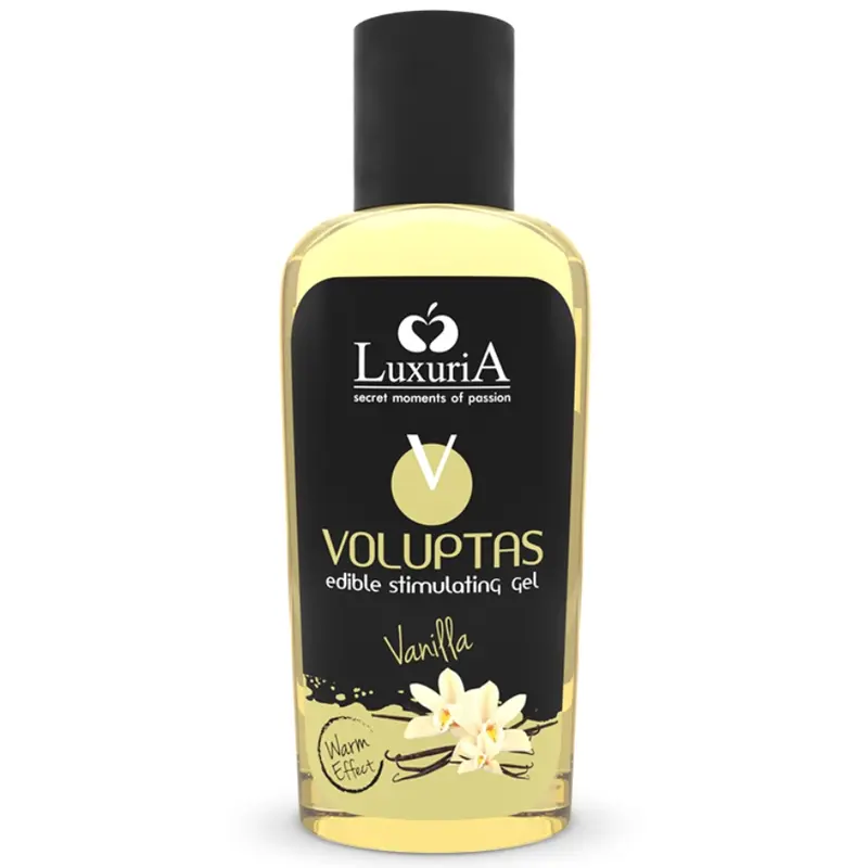 LUXURIA VOLUPTAS GEL DA MASSAGGIO COMMESTIBILE EFFETTO RISCALDANTE - VANIGLIA 100 ML