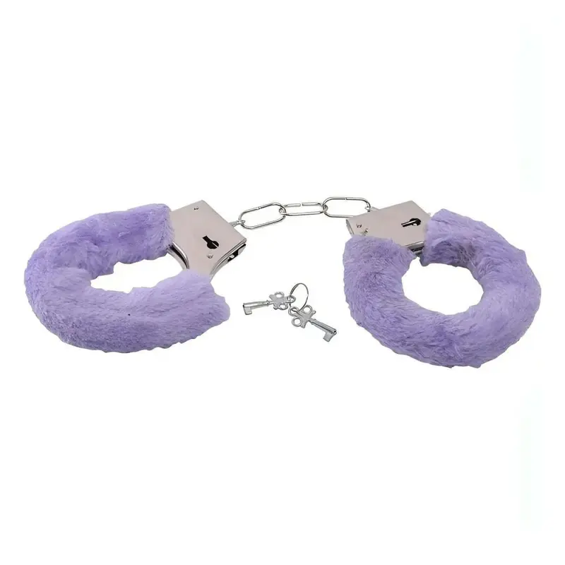 Manette in metallo con peluche lilla Toyz4lovers