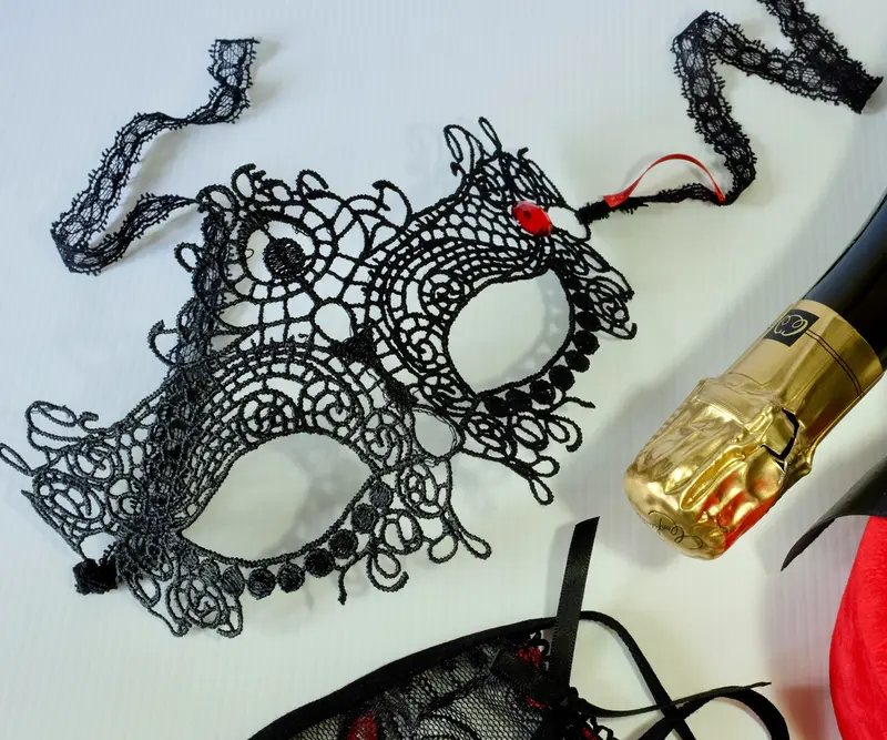 Maschera da Ballo Macramé