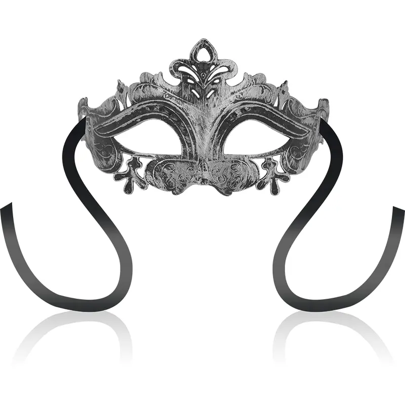 MASCHERE OHMAMA MASCHERA OCULARE VENEZIANA - ARGENTO
