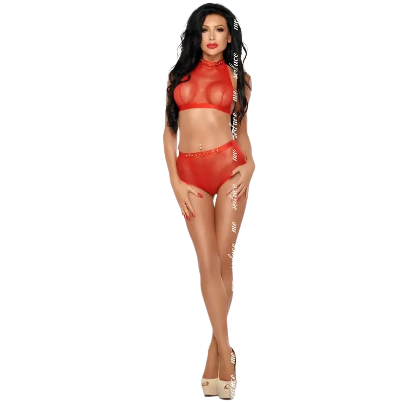 ME-SEDUCE - MONA SET RED XXL/XXXL
