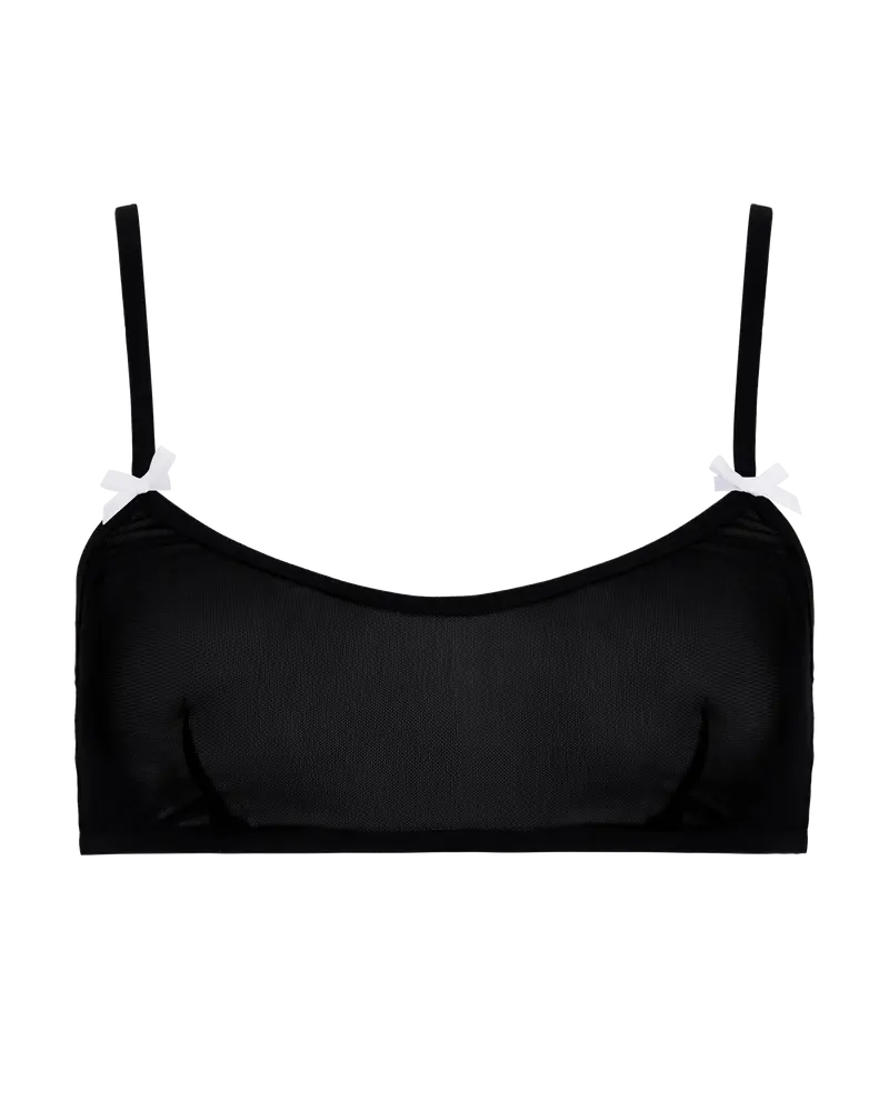 MILA VIII CROP BRA - WHITE