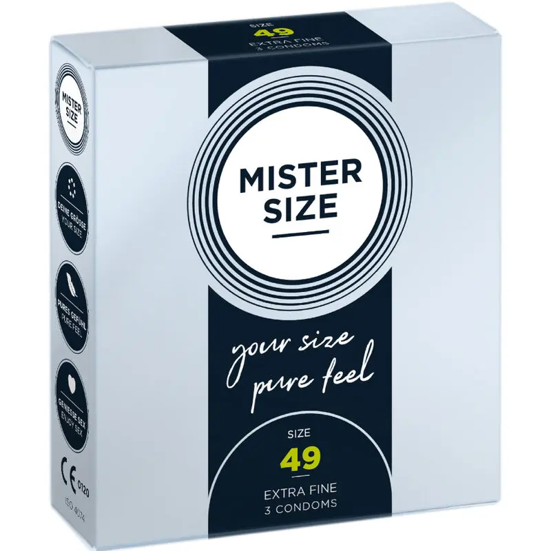 MISTER SIZE Condom Size S 49 mm – 3 Units