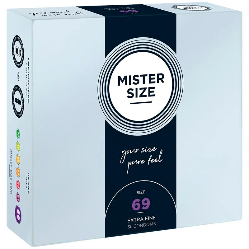 MISTER SIZE Condoms Size XXXL 69 mm – 36 Units