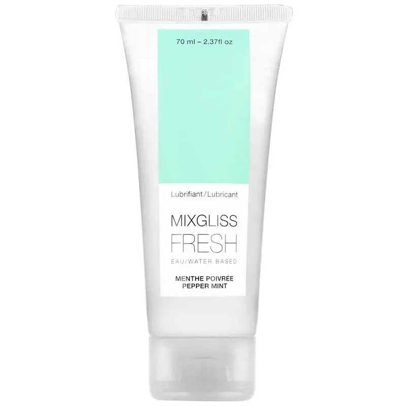 MIXGLISS - WATER BASED LUBRICANT EFFECT COLD MINT FLAVOR 70 ML