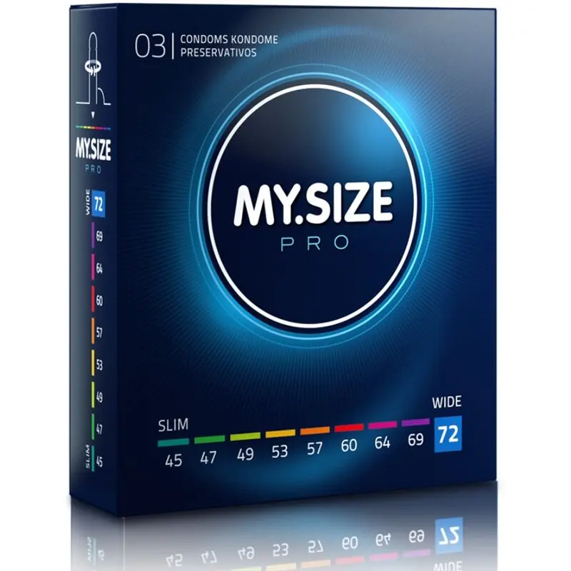 MY SIZE PRO Condoms 72 mm – 3 Units
