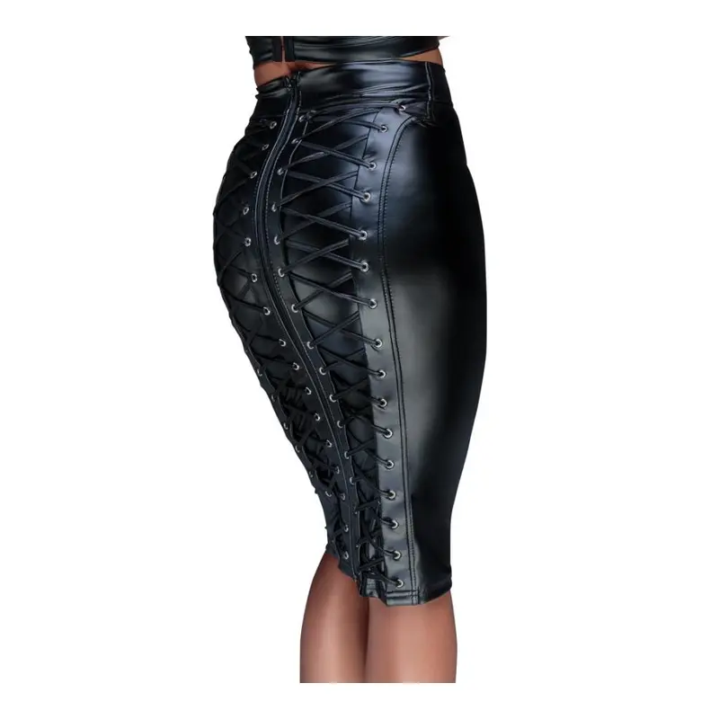 NOIR HANDMADE PENCIL SKIRT + LACES