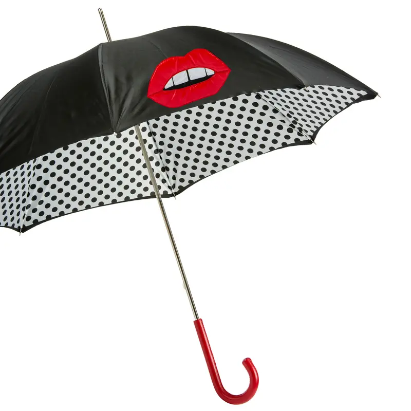 Ombrello Chic - "Bouche Rouge"
