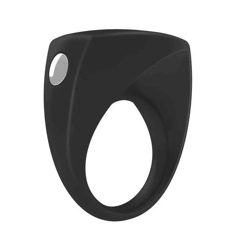 OVO B6 Anello Vibrante in Silicone Nero