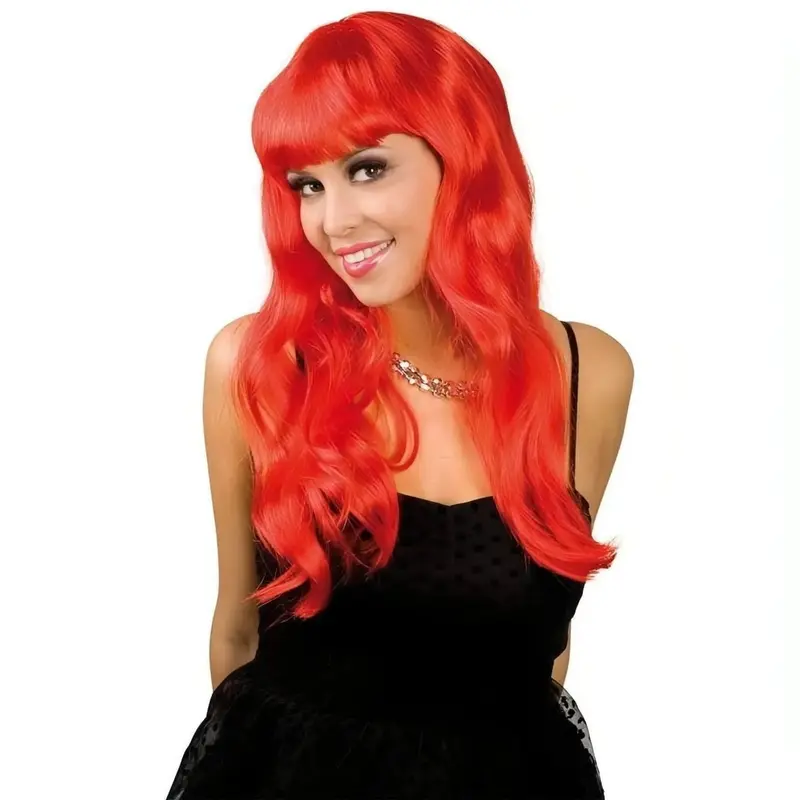 Parrucca capelli rossi lunghi Cottelli Accessoires