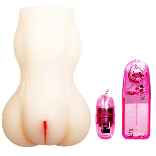 Passion Lady Vagina Masturbator with Bullet | Cyberskin TPR, 16 × 6.5 cm BAILE