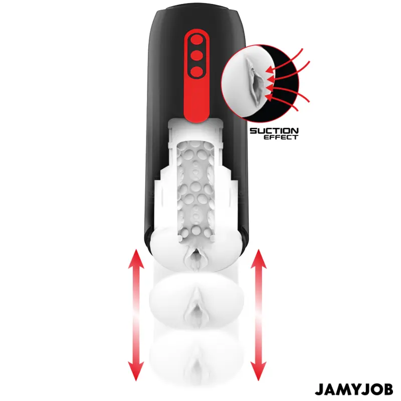 Phantom Automatic Masturbator | 5 Suction + 5 Thrust Modes | JAMYJOB