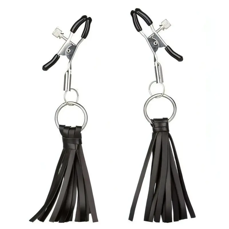 Playful Tassels - Stringicapezzoli con nappe nere