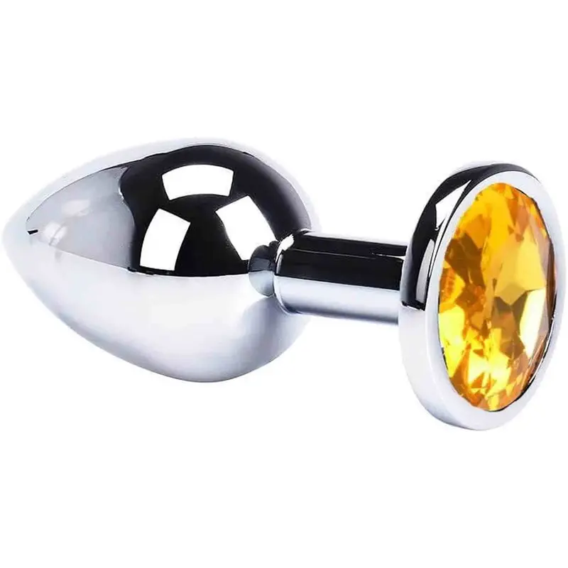Plug anale Go Anal con diamante arancione