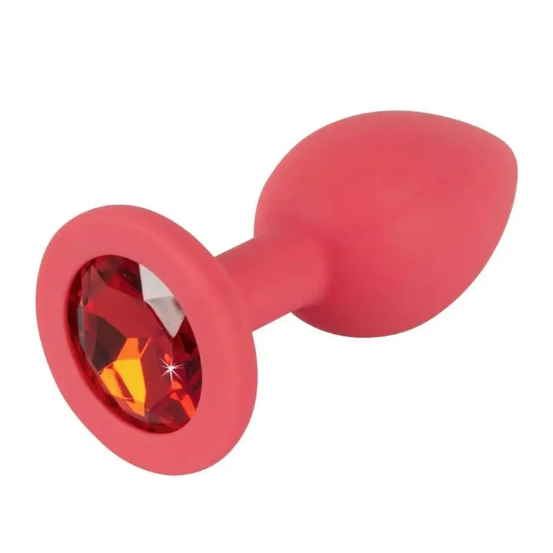 Plug anale You2Toys in silicone con diamantino rosso
