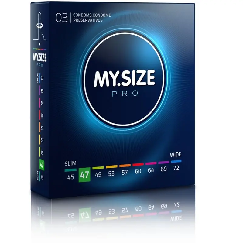 Pro Condoms 47 mm – 3 Units – MY SIZE