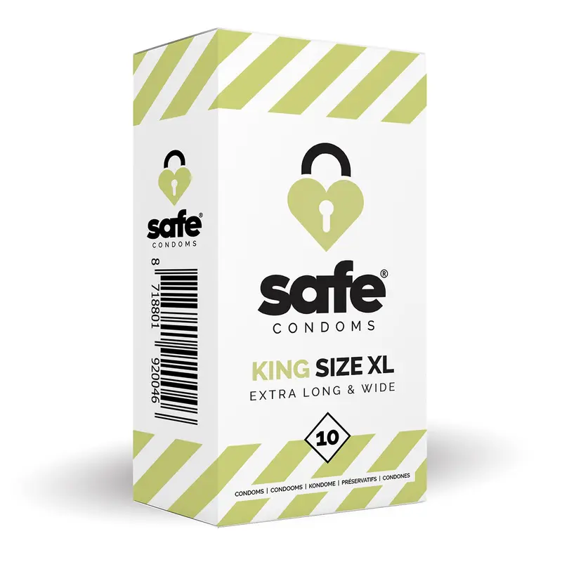 SAFE CONDOMS KING SIZE XL 10P
