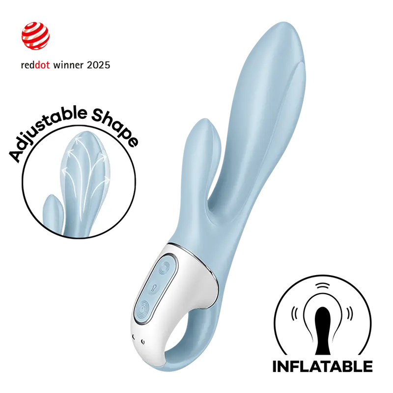 Satisfyer Air Pump Bunny 1 azzurro