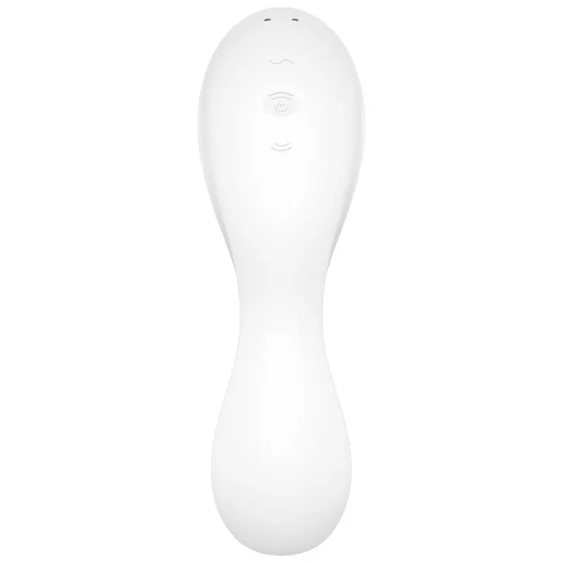 SATISFYER - CURVY TRINITY 5 AIR PULSE STIMULATOR & VIBRATOR APP BLUE