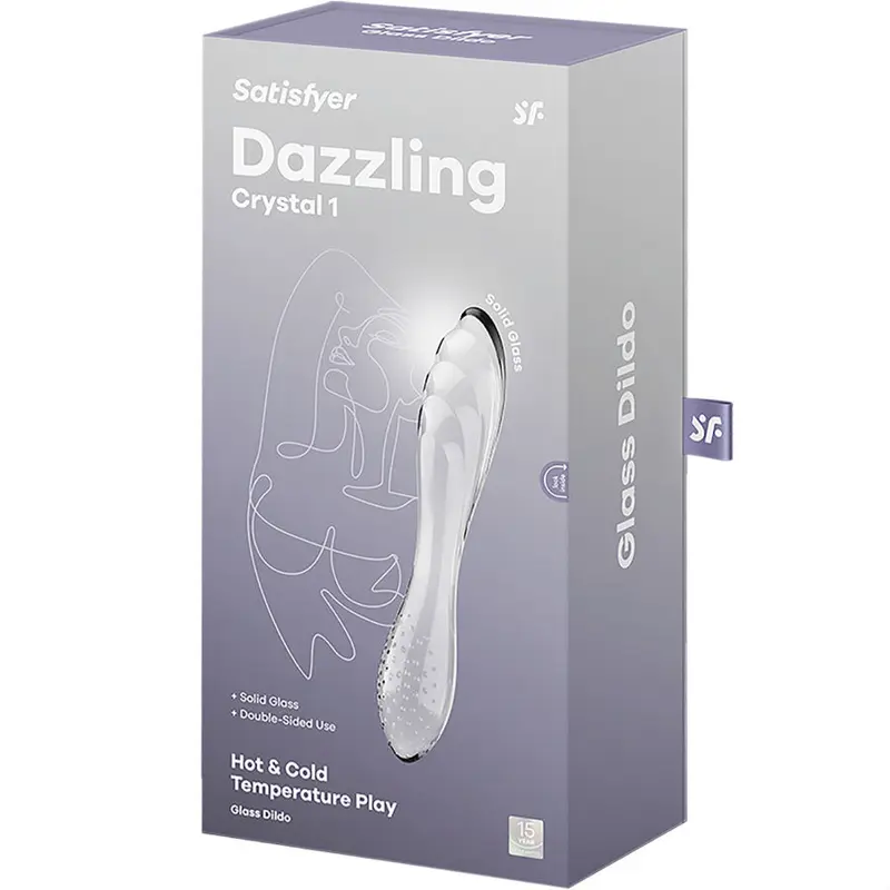 SATISFYER - DAZZLING CRYSTAL BLACK