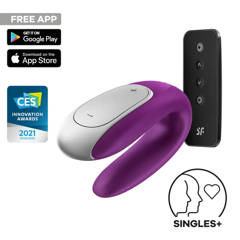 Satisfyer Double Fun Connect App viola