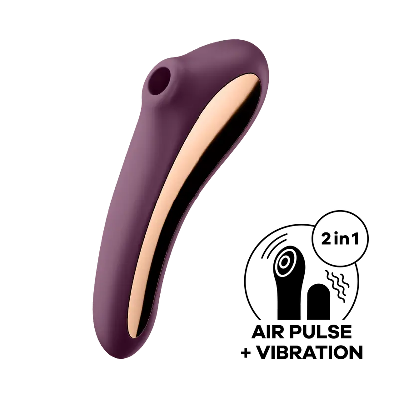 Satisfyer Dual Kiss rosso vino