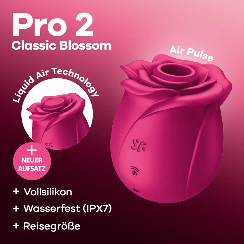 Satisfyer Pro 2 Classic Blossom rosso