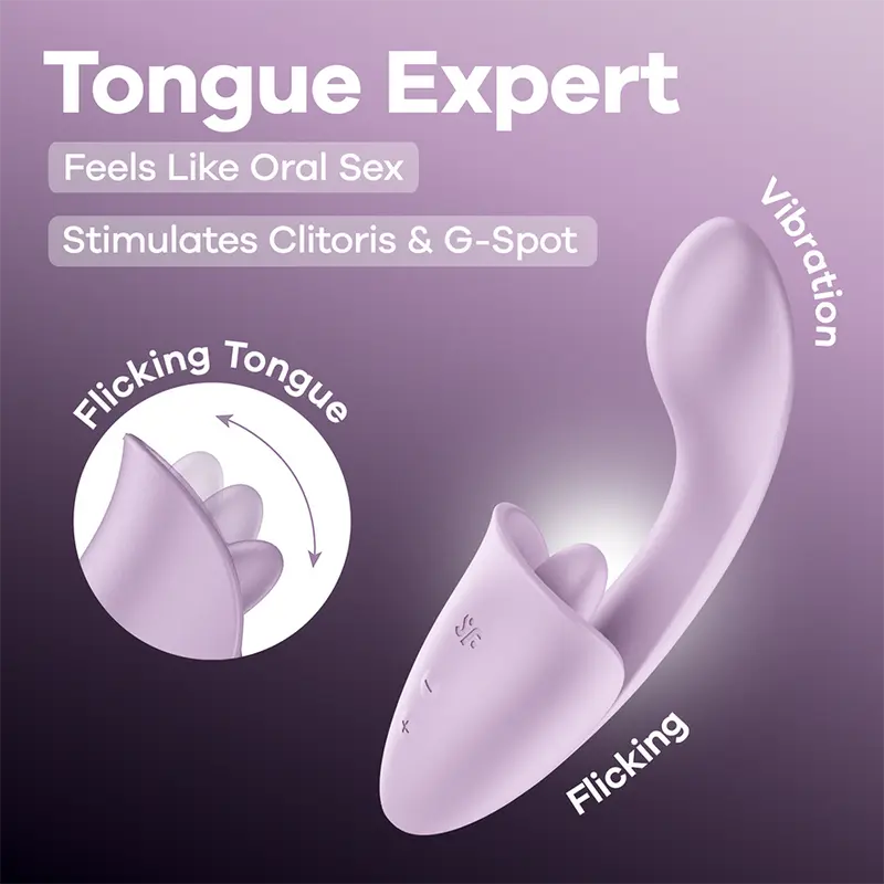 Satisfyer Tongue Expert lavanda