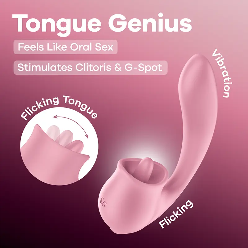 Satisfyer Tongue Genius rosa