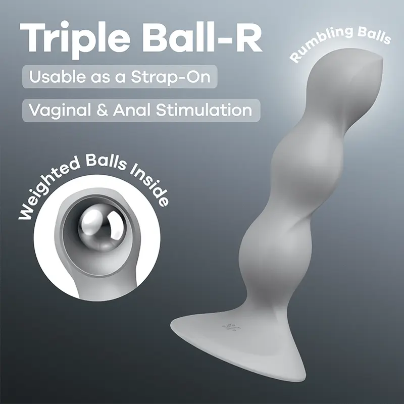 Satisfyer Triple Ball-R grigio