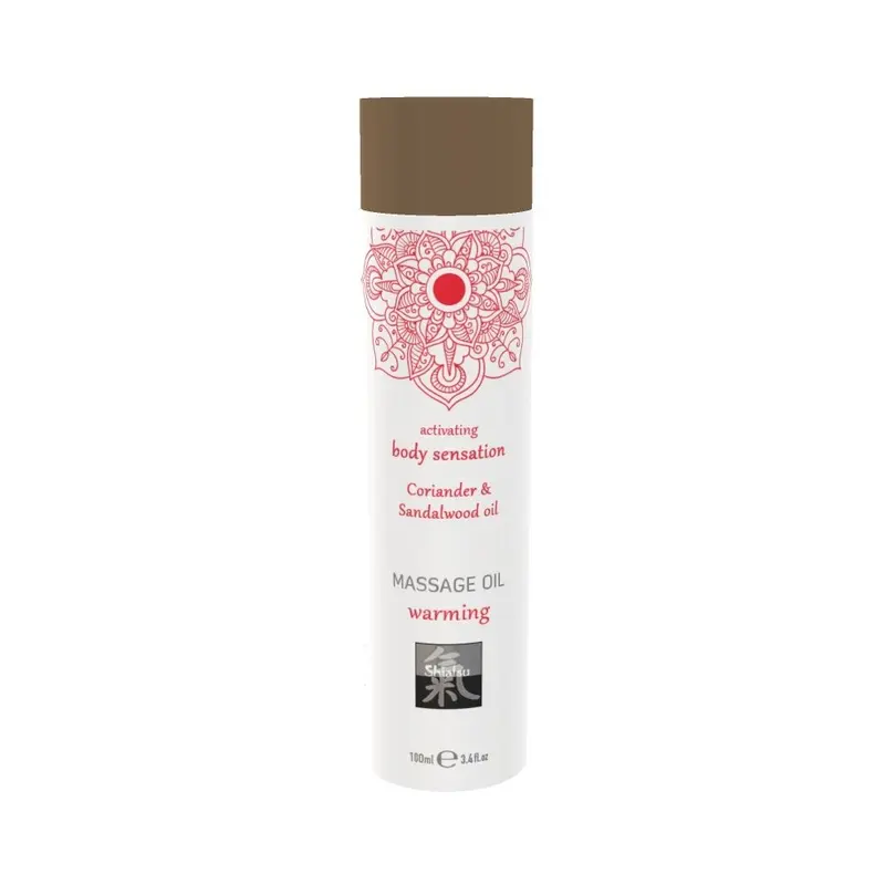 SHIATSU MASSAGE OIL WARMING - CORIANDER & SANDALWOOD OIL 100ML