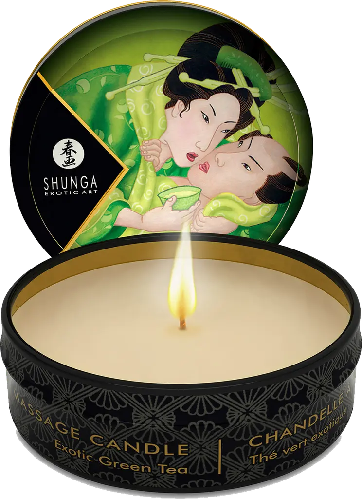 Shunga Candela da Massaggio Zenitude - The verde - 30ml