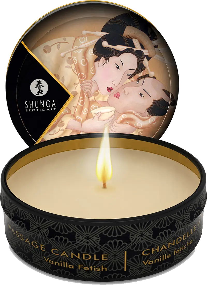 Shunga Erotic Art Candela da Massaggio Desire - Vaniglia - 30ml