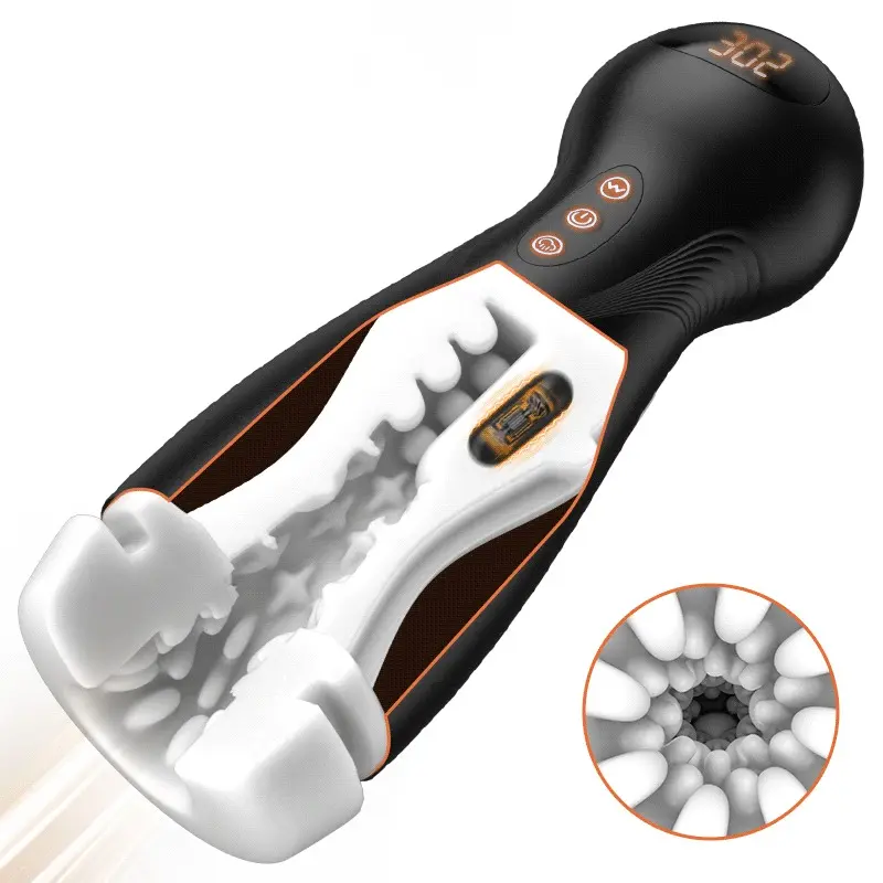 SolaceX - Evolution-8 Succhiare 10 Vibrare One Touch Orgasmo Masturbatore digitale a vuoto