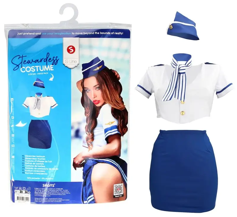 Stewardess Costume - S/M