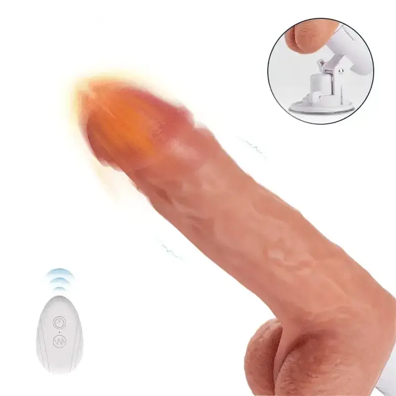 Stretch Lover Dildo 8 Telescopiche + Vibrazioni Riscaldamento e Girevole
