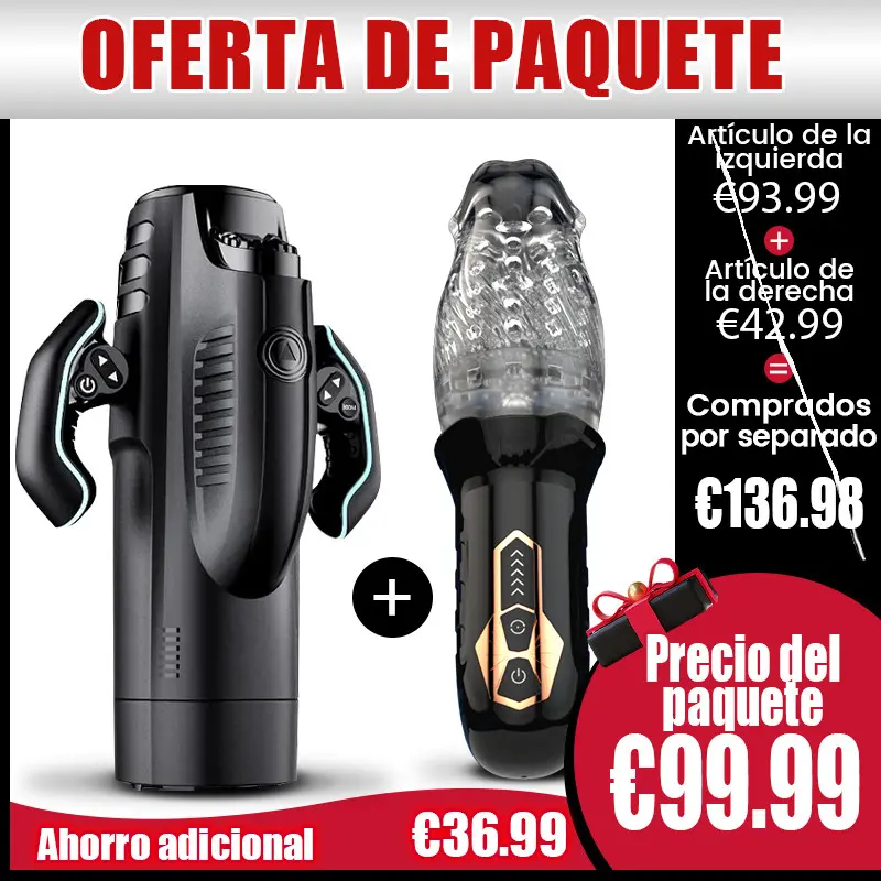 Super Doppia Sorpresa! Masturbatore + Masturbatore Offerta Combinata Limitata, risparmia 36,99 €!