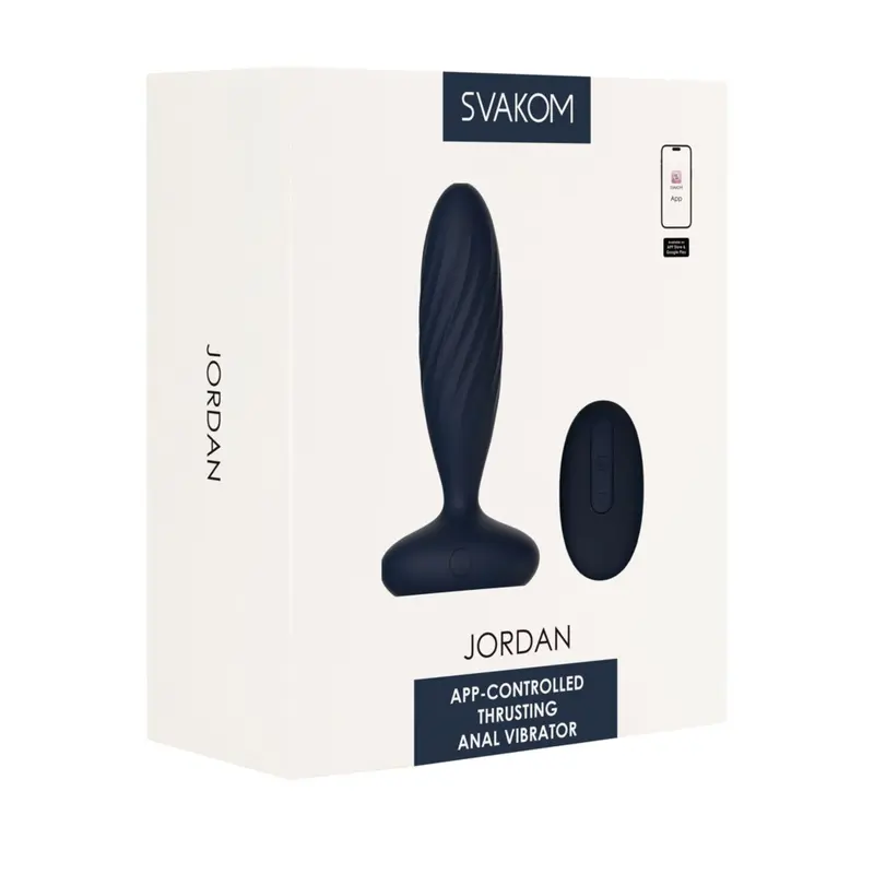 SVAKOM - JORDAN PLUG ANALE VIBRANTE