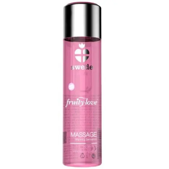 SWEDE FRUITY LOVE HEAT EFFECT OLIO FRAGOLE CON CHAMPAGNE 60 ML