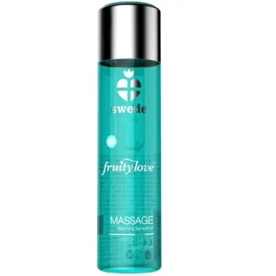 SWEDE FRUITY LOVE OLIO DA MASSAGGIO EFFETTO RISCALDANTE RIBES NERO E LIME 60 ML.