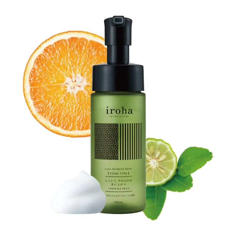 TENGA IROHA - PH BALANCED INTIMATE WASH BERGAMOT AND BITTER ORANGE SCENT 150ML