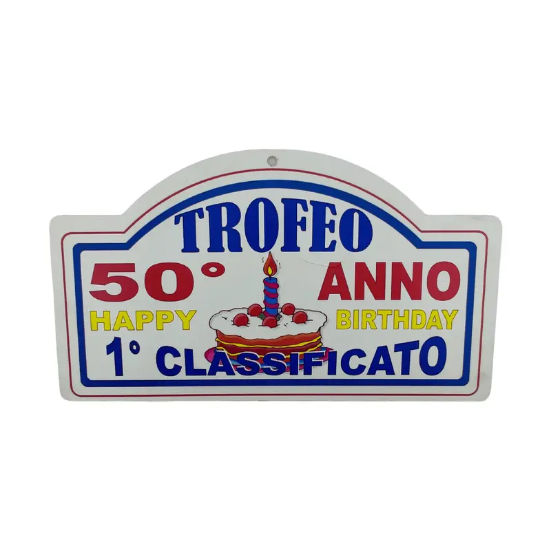 Trofeo 50esimo Happy Birthday